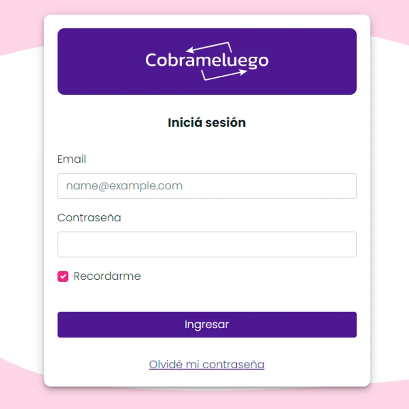Cobrame Luego - Sistema de adelantos financieros