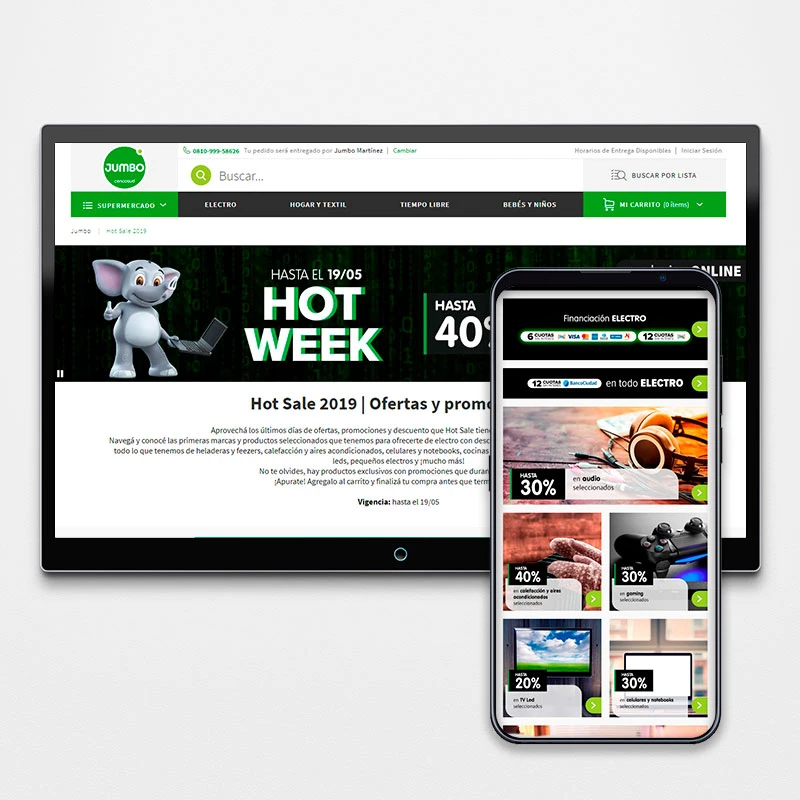 Jumbo / Disco / Vea - Hotsale y Cyber Monday
